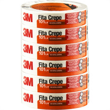 Fita Crepe 3M Uso Geral 101La 18X50M Hb004572341 - Kit C/6 