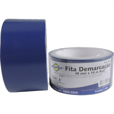 Fita Demarcacao Solo Brasfort 48X14M Azul 7638