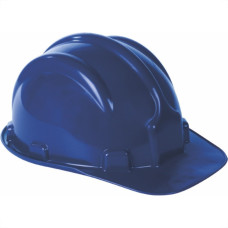 Capacete Com Carneira Plastcor Plastico Azul Escuro 