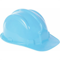 Capacete Com Carneira Plastcor Plastico Azul Claro 