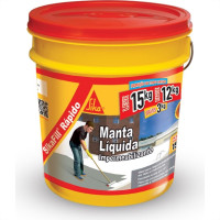 Manta Liquida Sikafill Rapido Branco 15Kg Balde 454417