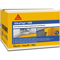 Sikatop 100 Cinza 18Kg Caixa 428057