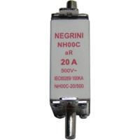 Fusivel Nh Negrini Ultra Rapido 00/ 20A Nh-00C-20/500Ur