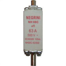 Fusivel Nh Negrini Ultra Rapido 00/ 63A Nh-00C-63/500Ur