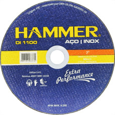 Disco De Corte Para Inox Hammer 7''X1.6Mm Gydi1100