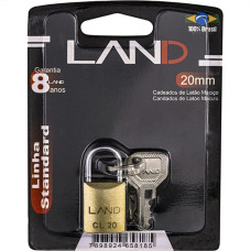 Cadeado Land 20Mm Blister 2540