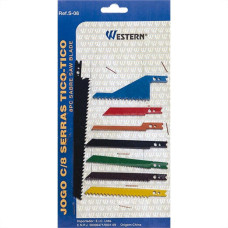 Serra Tico Western Universal Kit Com 8 Pecas S-08