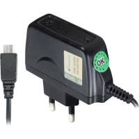 Carregador Com Pino Adaptador Com Cabo V8 Xc-V8-Micro Usb