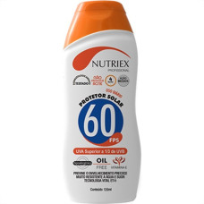 Protetor Solar Fator 60 Com 1/3 De Uva 120Ml Nutriex 60962