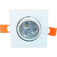 Spot Led Ecolume Quadrado 03W 3000K Bivolt 27250