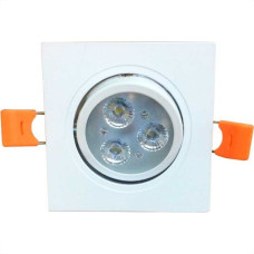 Spot Led Ecolume Quadrado 03W 3000K Bivolt 27250