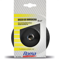 Disco Borracha Roma 4.1/2'' Para Esmerilhadeira Furo 5/8'' 7020 5