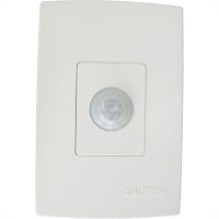 Sensor Qualitronix Parede Embutir Foto 180° Branco Qi2M