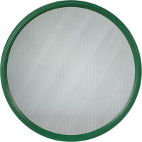 Peneira Mm Areia 55Cm Chapa Expandida Aro Plastico Verde 23628 - Kit C/10 