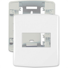 Sistema Alumbra Sienafacil Caixa Sobrepor + Placa 1 Modulo Branca 6339