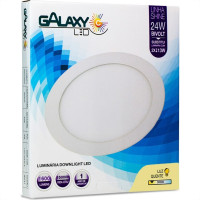 Luminaria Led Plafon Galaxy Embutir Redondo 24W 3000K 29Cm 1859S