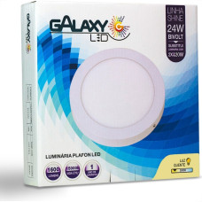 Luminaria Led Plafon Galaxy Externo Redondo 24W 3000K 27,7Cm 2012S