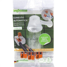 Conector Emenda Wago Flow 2Polo 6Mm Com 3Pecas 612 