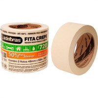 Fita Crepe Adelbras 48Mmx50M  - Kit C/2 