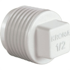 Plug Branco Krona Rr 2'' 298 - Kit C/5 