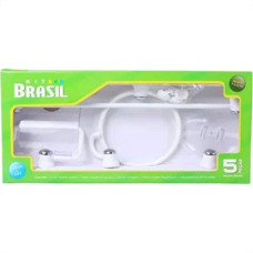 Acessorio Wc Brasil Branco Cristal 5 Pecas B1302010/10