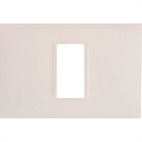 Placa Pial Plus+ Branca 4X2 (1 Modulo Horizontal) 618501Bc