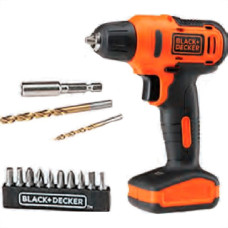 Furadeira/Parafusadeira Black & Decker 3/8''12V Bateria Com 13 Acessorios Ld12S-Br