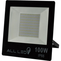 Refletor Led All Led Ip66 100W 9000Lm 6000K R100Wbf