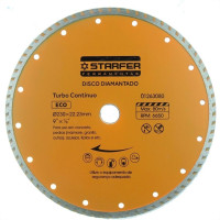 Disco Diamantado Starfer Eco Turbo 230Mm Seco/Agua 