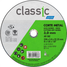 Disco De Corte Para Ferro Norton 302 Classic 09X1/8X7/8 