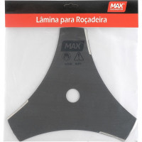 Lamina Rocadeira 3Ponta Max Furo 1'' 25Cm 65150