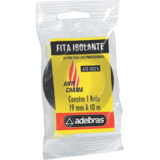 Fita Isolante Adelbras 10Mx19Mm Preta 