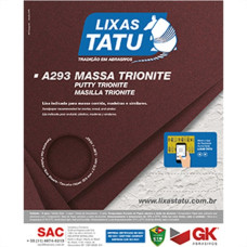 Lixa Massa Tatu 50 Trionite A29300500050 - Kit C/50 