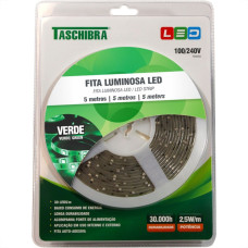 Fita Led Taschibra Ip20 12V 5M Verde -03