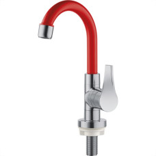Torneira Abs Bica Movel Lavatorio Alta Herc 1/4V Twist Vermelha 2961
