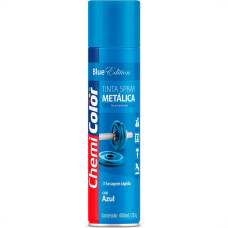 Tinta Spray Chemicolor Metalico Azul 400Ml 