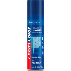 Tinta Spray Chemicolor Azul Escuro 400Ml 