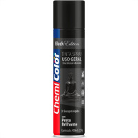 Tinta Spray Chemicolor Preto Brilhante 400Ml 