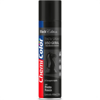 Tinta Spray Chemicolor Preto Fosco 400Ml 