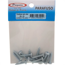 Cartela Parafuso Auto/Atarrachante Panela Preguim 4,2 X 19Mm Com 15 Pecas 4010