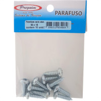 Cartela Parafuso Auto/Atarrachante Panela Preguim 5,5 X 19Mm Com 10 Pecas 4089