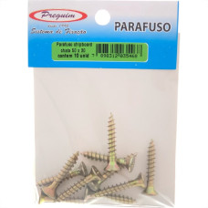 Cartela Parafuso Chipboard Preguim Cabeca Chata Philips 5,0X30 Com 10 Pecas 5468