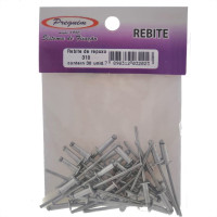 Cartela Rebite Preguim Aluminio Repuxo 310 Com 30 Pecas 2023