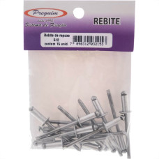 Cartela Rebite Preguim Aluminio Repuxo 512 Com 15 Pecas 2153