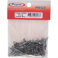 Cartela Prego Preguim Com Cabeca  08X08 (1,20X18mm) Com 50 Gramas 1767