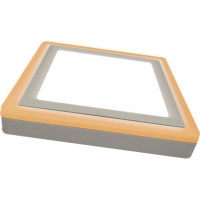 Luminaria Led Plafon Taschibra Dual Color Externo Quadrada 18/6W 24Cm 