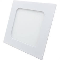 Luminaria Led Plafon Perkon Embutir Quadrado 06W 3000K 12Cm 1213