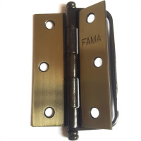 Dobradica Fama 1295 Fcb 3.1/2''Porta Camarao - Kit C/12 