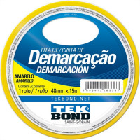 Fita Demarcacao Solo Tekbond 48X15M Amarela 2.124.10.482.00