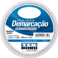 Fita Demarcacao Solo Tekbond 48X15M Branca 2.127.10.482.00